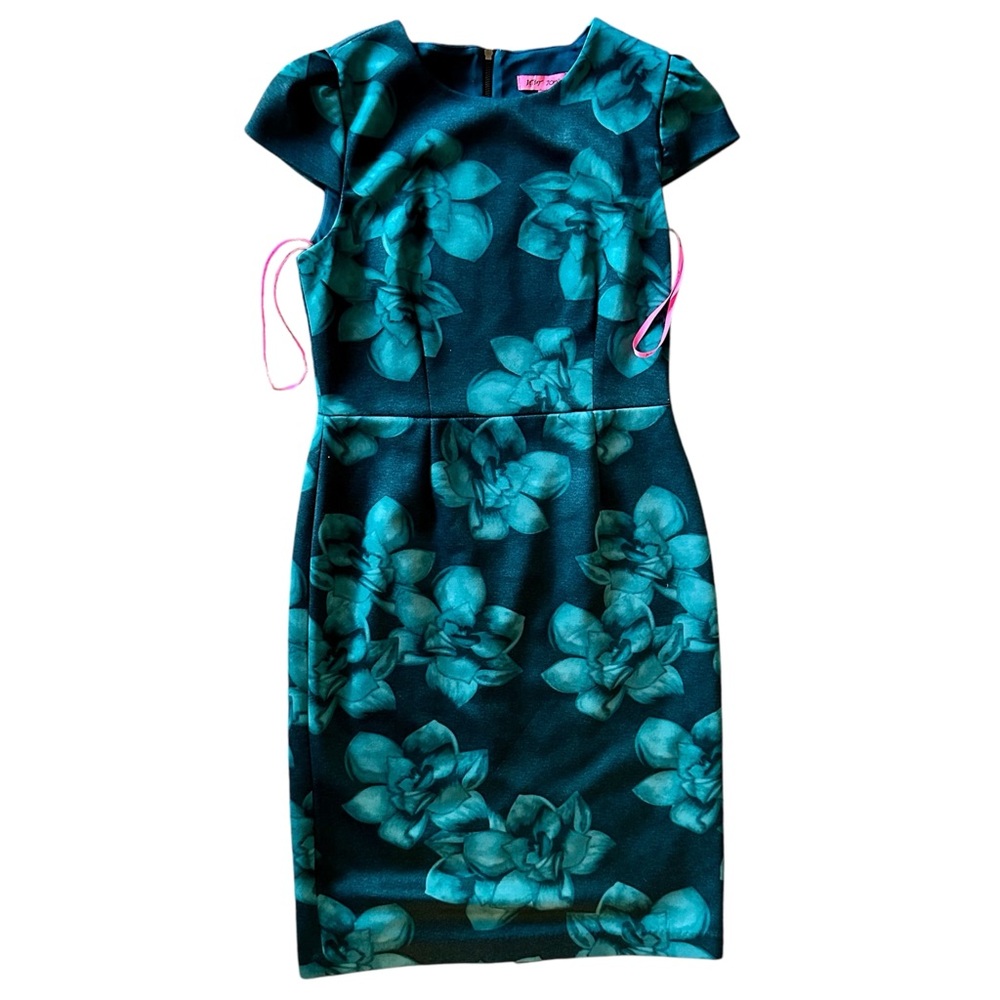 Women’s Betsy Johnson Floral Teal Dress